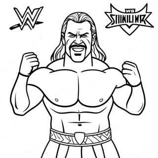 Wwe Coloring Page 117596-52850