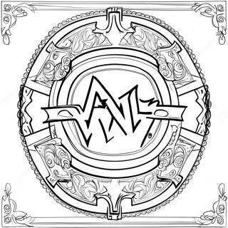 Wwe Championship Title Coloring Page 117597-52854