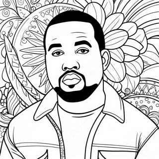 Kanye West Coloring Pages