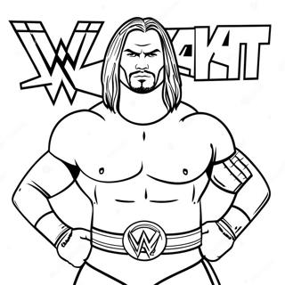 Wwe Coloring Page 117700-52931