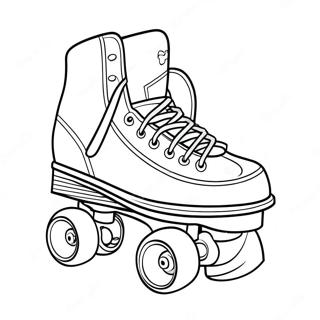 Roller Skate Coloring Pages