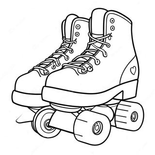 Roller Skate Coloring Page 117752-52971