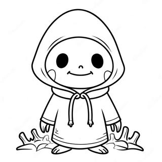 Creepy Little Nightmares Character Coloring Page 117907-53093