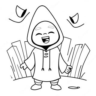 Creepy Little Nightmares Character Coloring Page 117907-53094