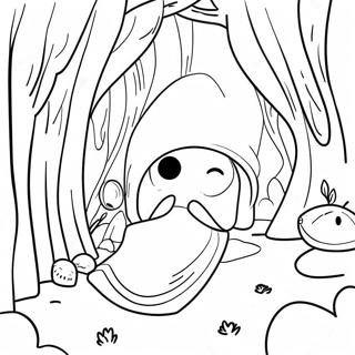 Whimsical Little Nightmares World Coloring Page 117910-53105