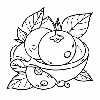 Blueberry Coloring Pages