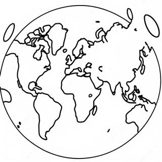 Interactive Continents Coloring Page 117962-53146