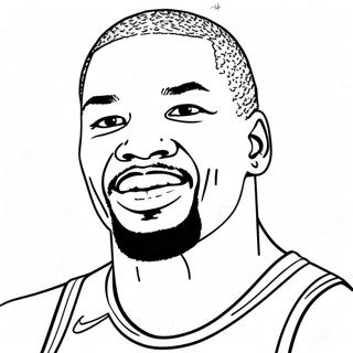 Kevin Durant Coloring Page 118036-53191