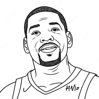 Kevin Durant Coloring Page 118036-53192