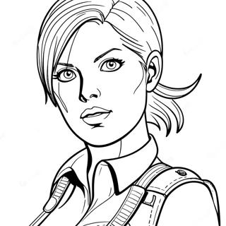 Resident Evil Coloring Pages