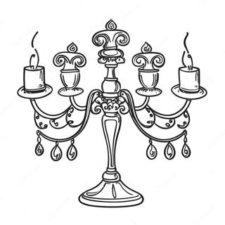Delightful Lumiere The Candelabra Coloring Page 11812-318
