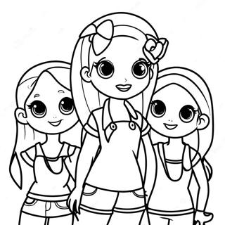 Rainbow High Bella With Friends Coloring Page 118168-53308