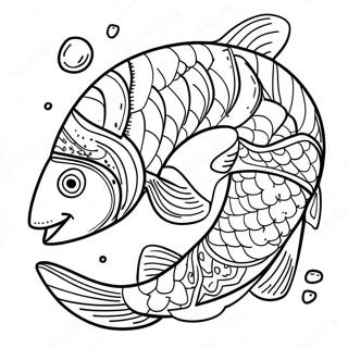 Salmon Coloring Page 118190-53310