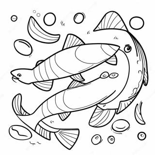 Salmon Coloring Page 118190-53311