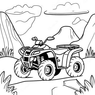 Colorful Atv Adventure Coloring Page 118295-53394