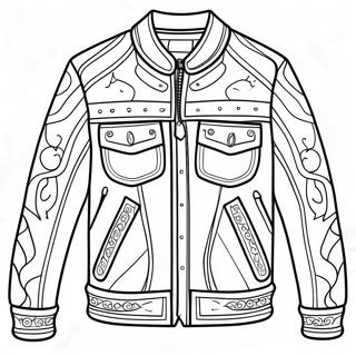 Jacket Coloring Pages