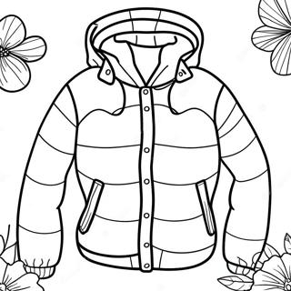 Warm Puffer Jacket Coloring Page 118349-53445