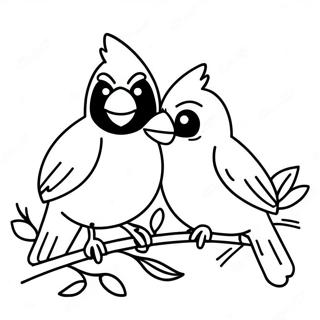 Cardinals Coloring Pages