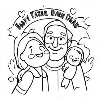 Happy Father S Day Celebration Coloring Page 118423 53499