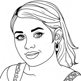 Miley Cyrus Coloring Page 118446-53622