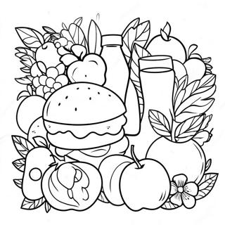 Healthy Lifestyle Choices Coloring Page 118475-53654