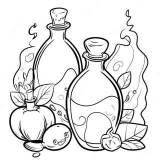 Potions Coloring Pages