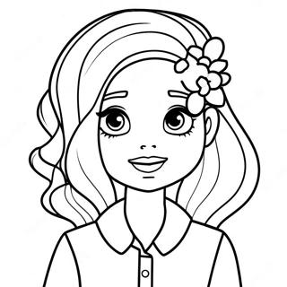 Skyler From Rainbow High Coloring Page 118599-53743