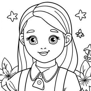 Skyler From Rainbow High Coloring Page 118599-53744