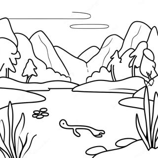 Lake App Coloring Pages