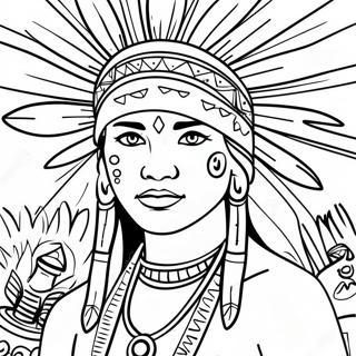 Indigenous Peoples Day Coloring Pages