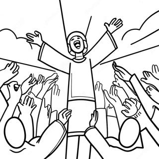 Praise And Worship Coloring Pages