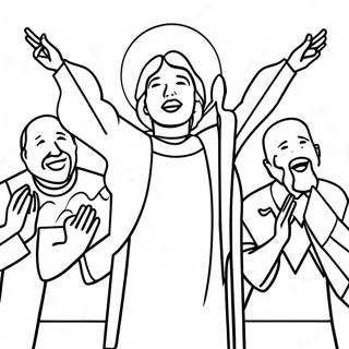 Praise And Worship Coloring Page 118729-53842