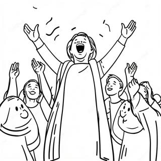 Praise And Worship Coloring Page 118729-53844