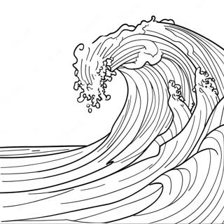 Crashing Surf Waves Coloring Page 118756-53870