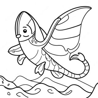 Seawing Coloring Pages