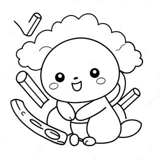 Kawaii Cute Doodle Coloring Pages