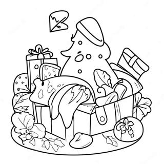 Christmas Story Coloring Pages