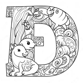 Animal Alphabet Coloring Pages