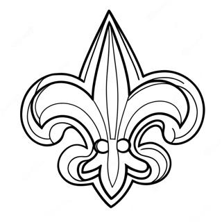 New Orleans Saints Logo Coloring Page 119012-54068