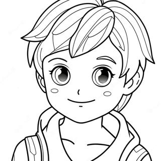 Anime Boy Coloring Page 119036-54083