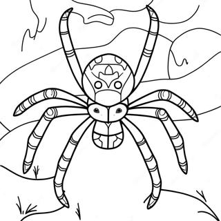 Minecraft Spider Coloring Pages