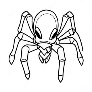 Angry Minecraft Spider Coloring Page 119090 54136