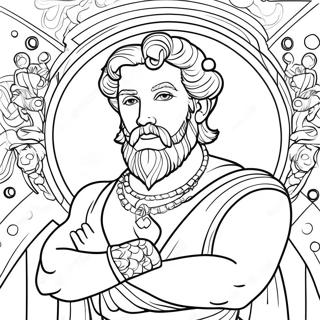 Midas Coloring Pages