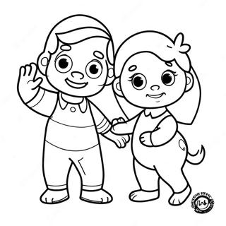 Fun Steve And Maggie Coloring Page 119218-54230