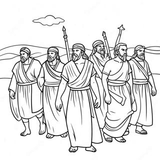 Exodus Coloring Page 119267-54264