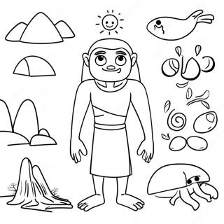 Ten Plagues Of Egypt Coloring Page 119270-54275