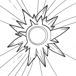Colorful Bolt Coloring Page 119322 54314