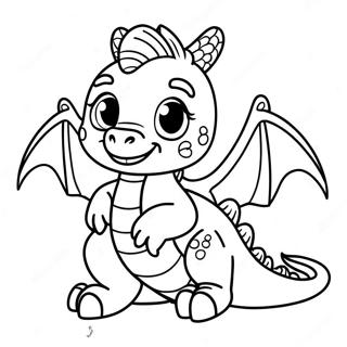 Baby Dragon Coloring Pages