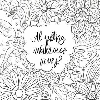 Uplifting Inspirational Quotes Coloring Page 119473-54421