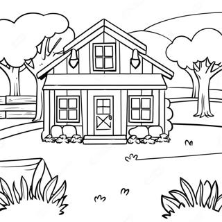 Charming Stardew Valley Farm Coloring Page 119500-54446